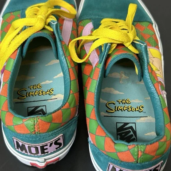 The Simpsons x Vans Old Skool Moe's Tavern Sneakers Men's Size 8 Women's 9.5